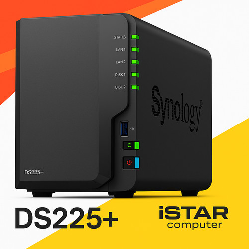 Synology ds225 nas baies - synology, 2